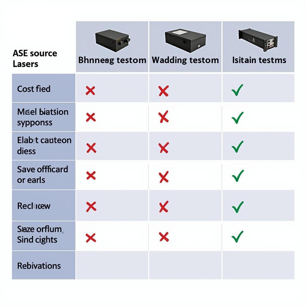 ASE Source Laser Advantages Compared to Traditional Lasers