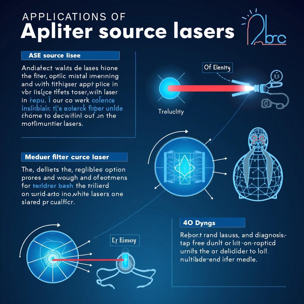 ASE Source Laser Applications in Telecommunications and Medical Fields