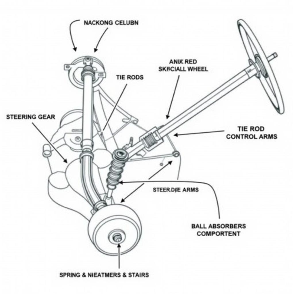 ASE Steering and Suspension Components Diagram