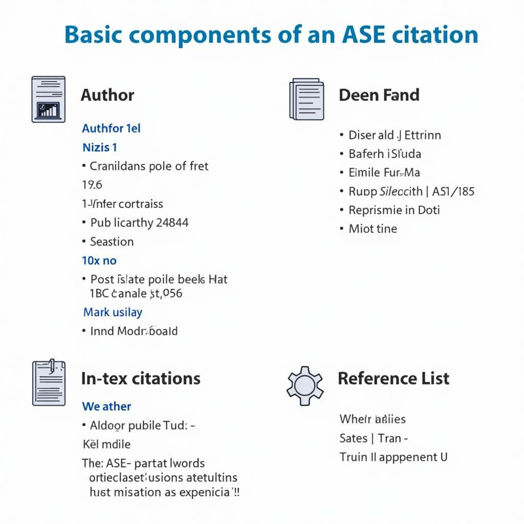 ASE Style Citation Basics