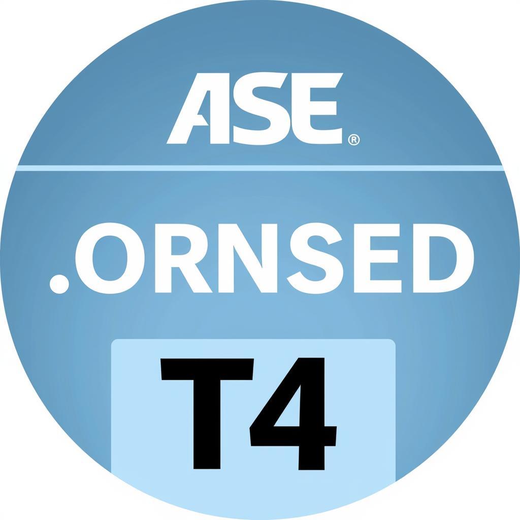 ASE T4 Certification Logo