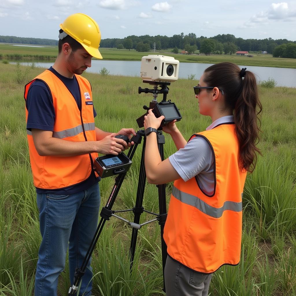 ASE Science Technicians conducting fieldwork