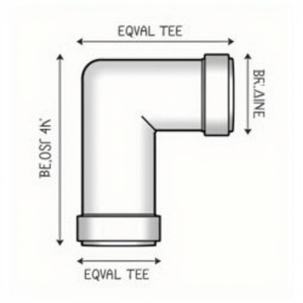 ASE Tee Dimensions Diagram