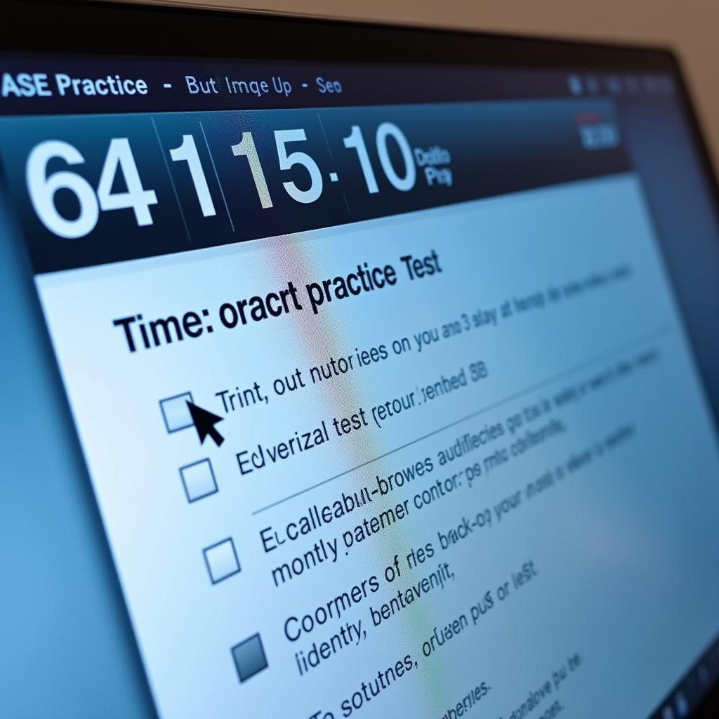 ASE Test Online Time Management