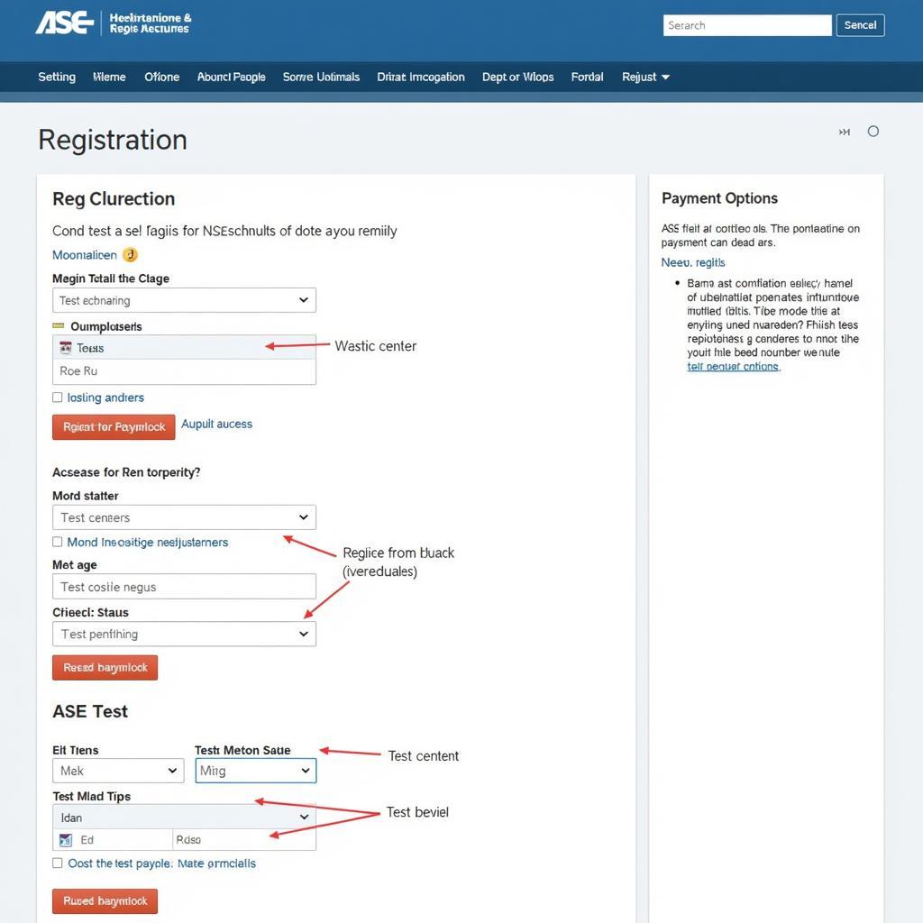 ASE Test Registration Process