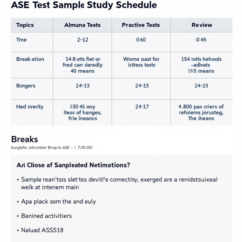 Creating an Effective ASE Test Study Schedule