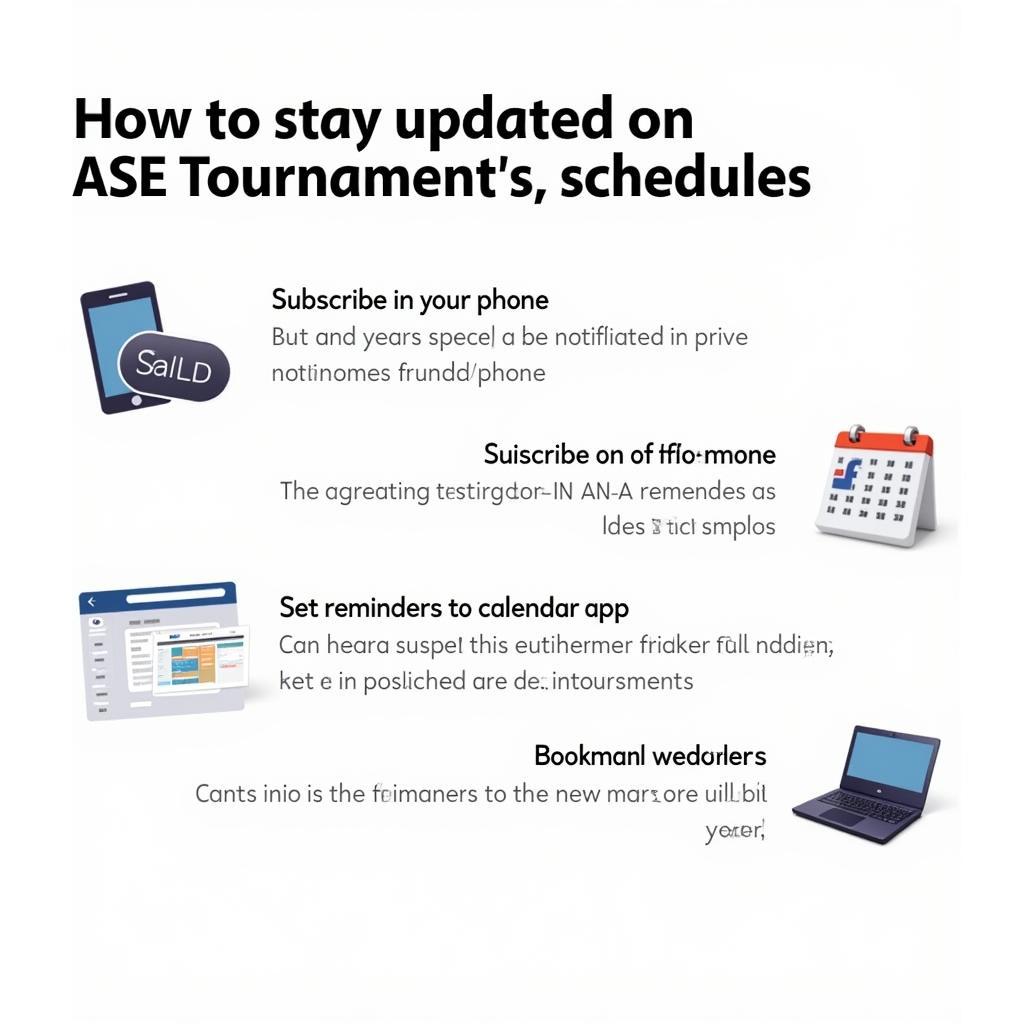 Staying Updated on ASE Tournament Schedules