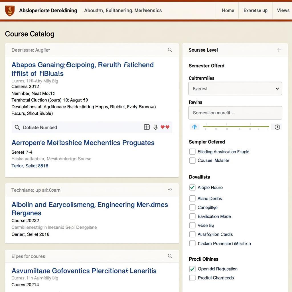 ASE UT Austin Course Catalog