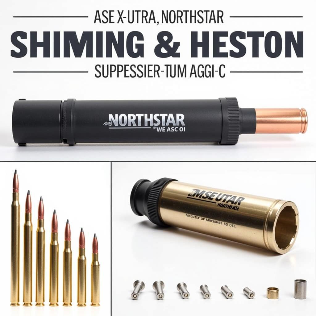 Ase Utra Northstar Suppressor with Different Calibers