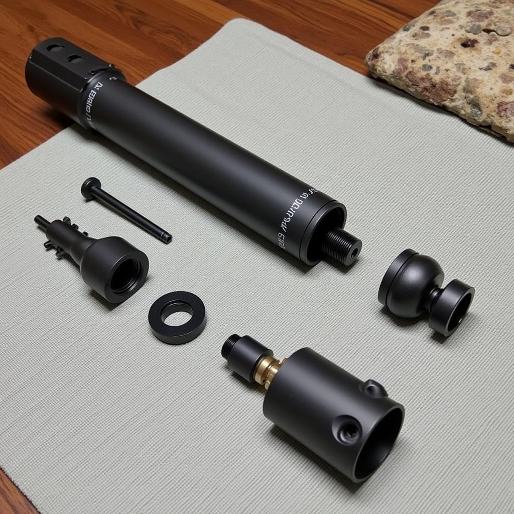 ASE Utra Rimfire Suppressor Disassembled for Cleaning