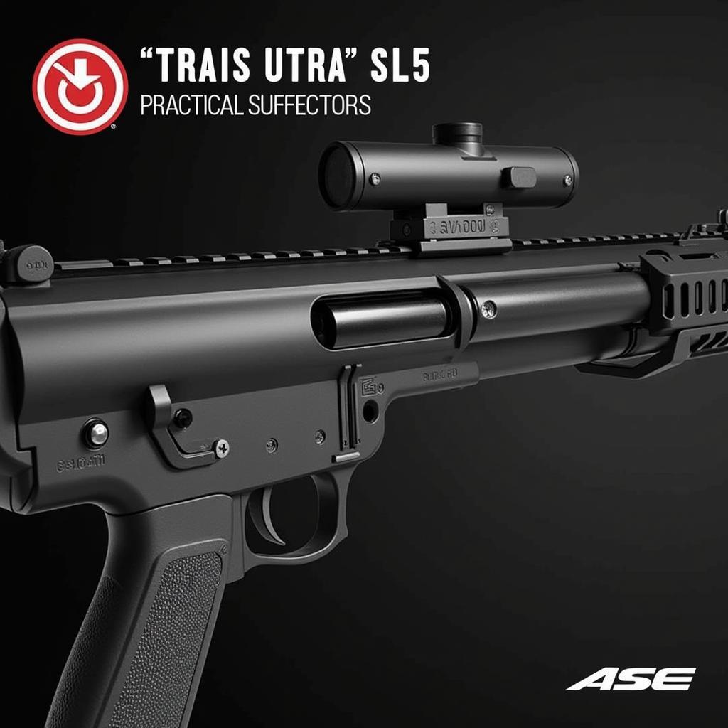 ASE Utra SL5 Mounted on a Firearm