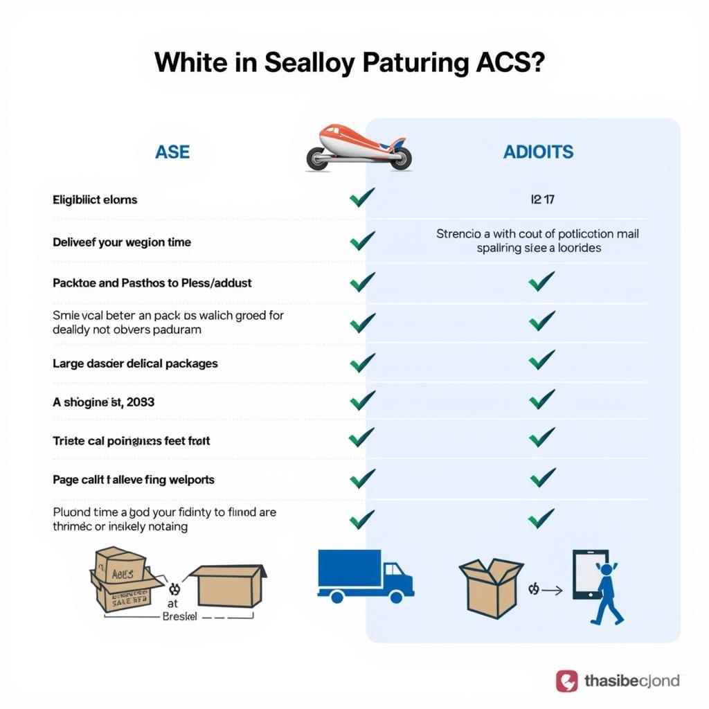 ASE vs ACS USPS Comparison Table