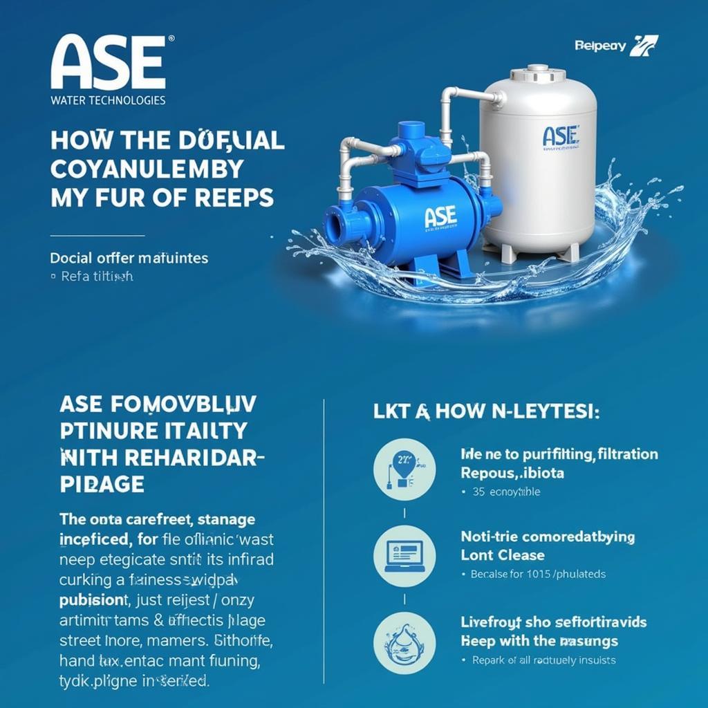 Ase Water Technologies' future innovation in water treatment technology showcased through a futuristic design concept.