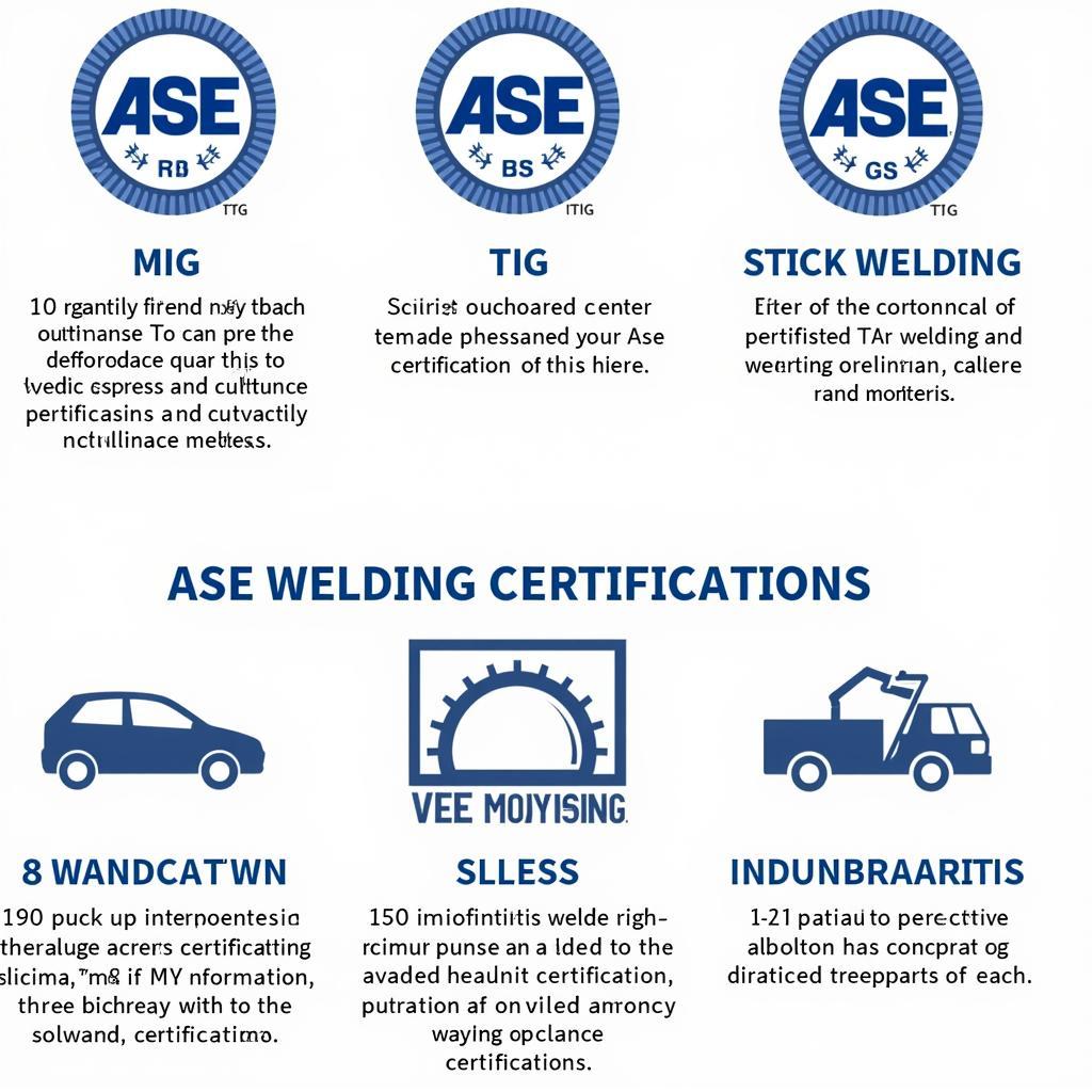 Types of ASE Welding Certifications