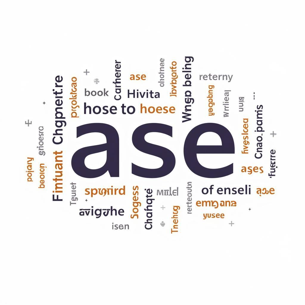 5 Letter Words with ASE in Different Contexts