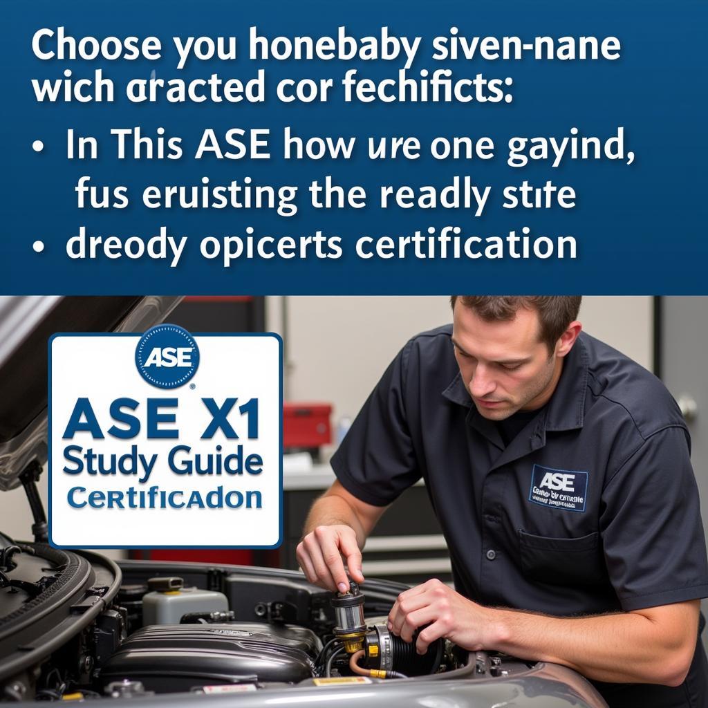 ASE X1 Certified Technician