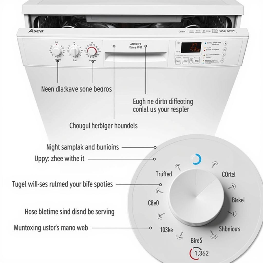 Asea 1502 Dishwasher Control Panel