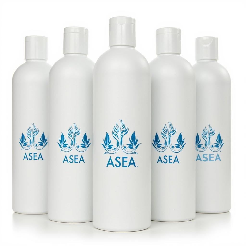 ASEA Bottles on Display