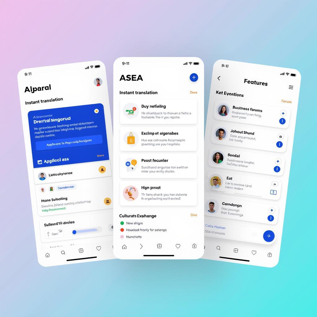 ASEA Connect App Interface