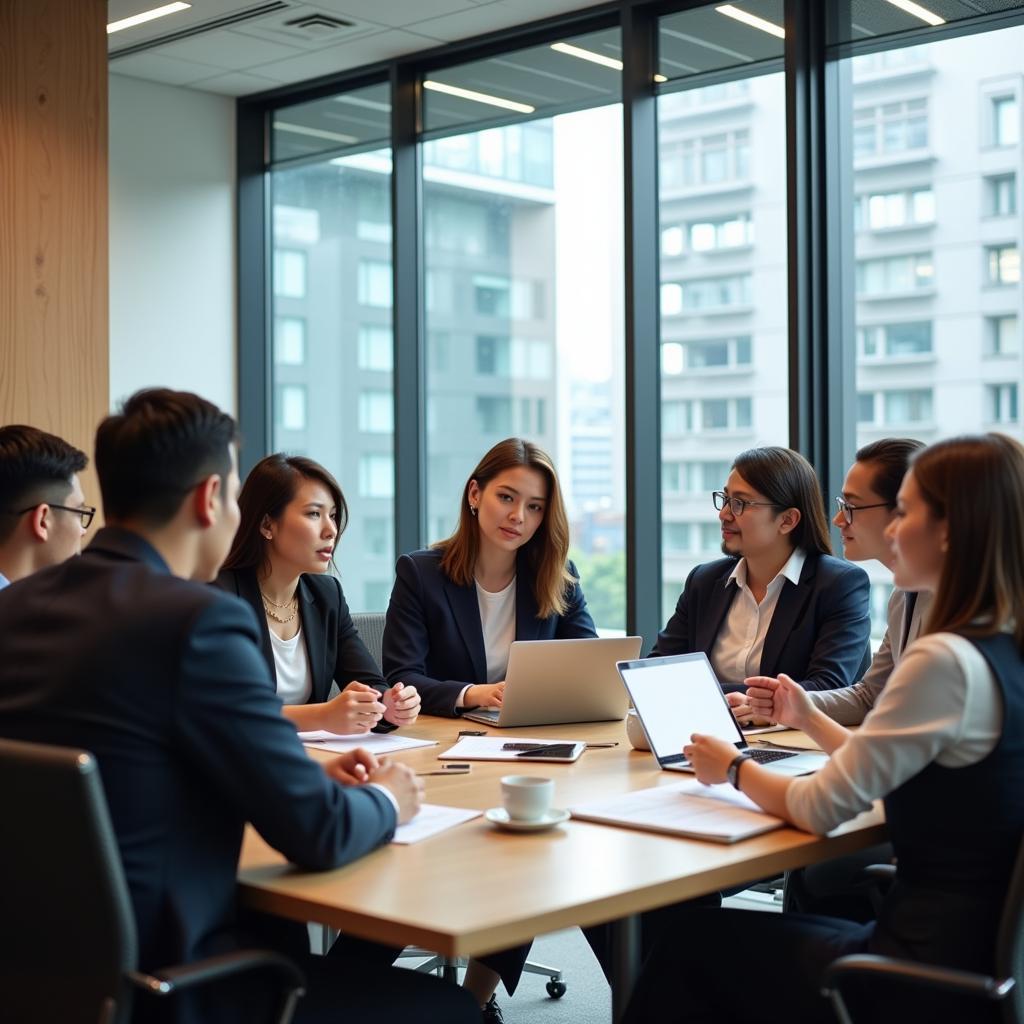 Business Meeting in Southeast Asia