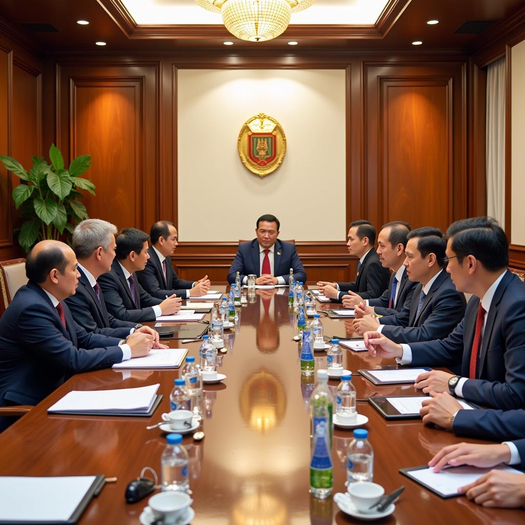 ASEAN Officials in a Meeting