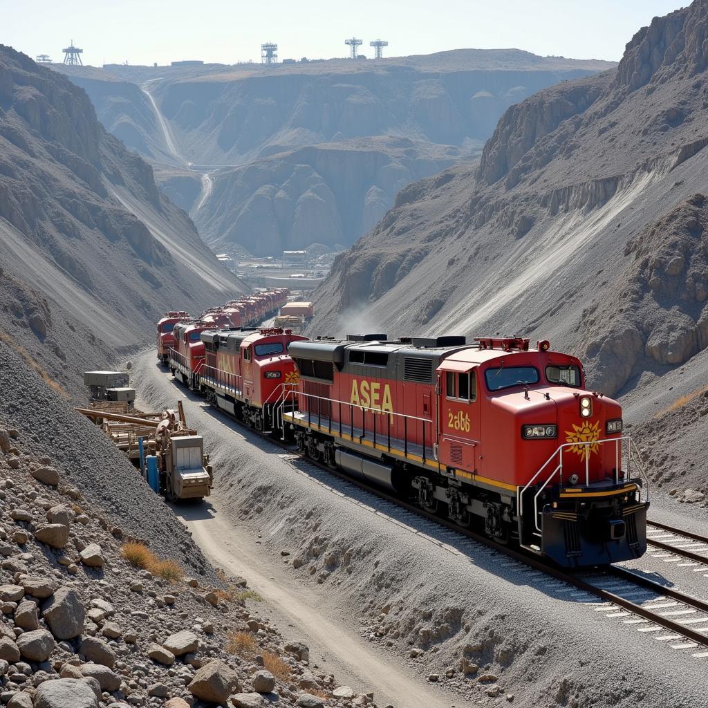 ASEA Electric Locomotives Operating in US Mines