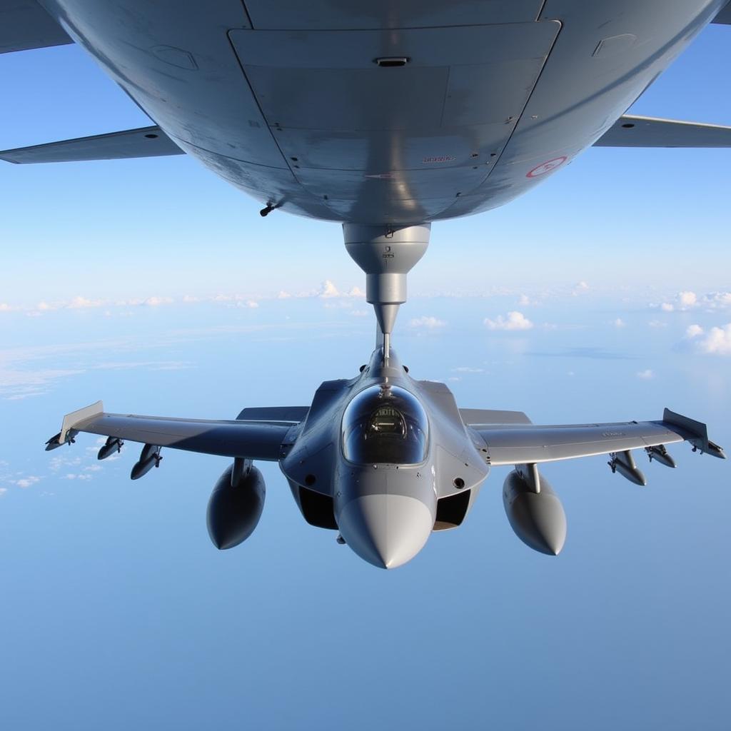 ASEA Fighter Jet Refueling Mid-Air