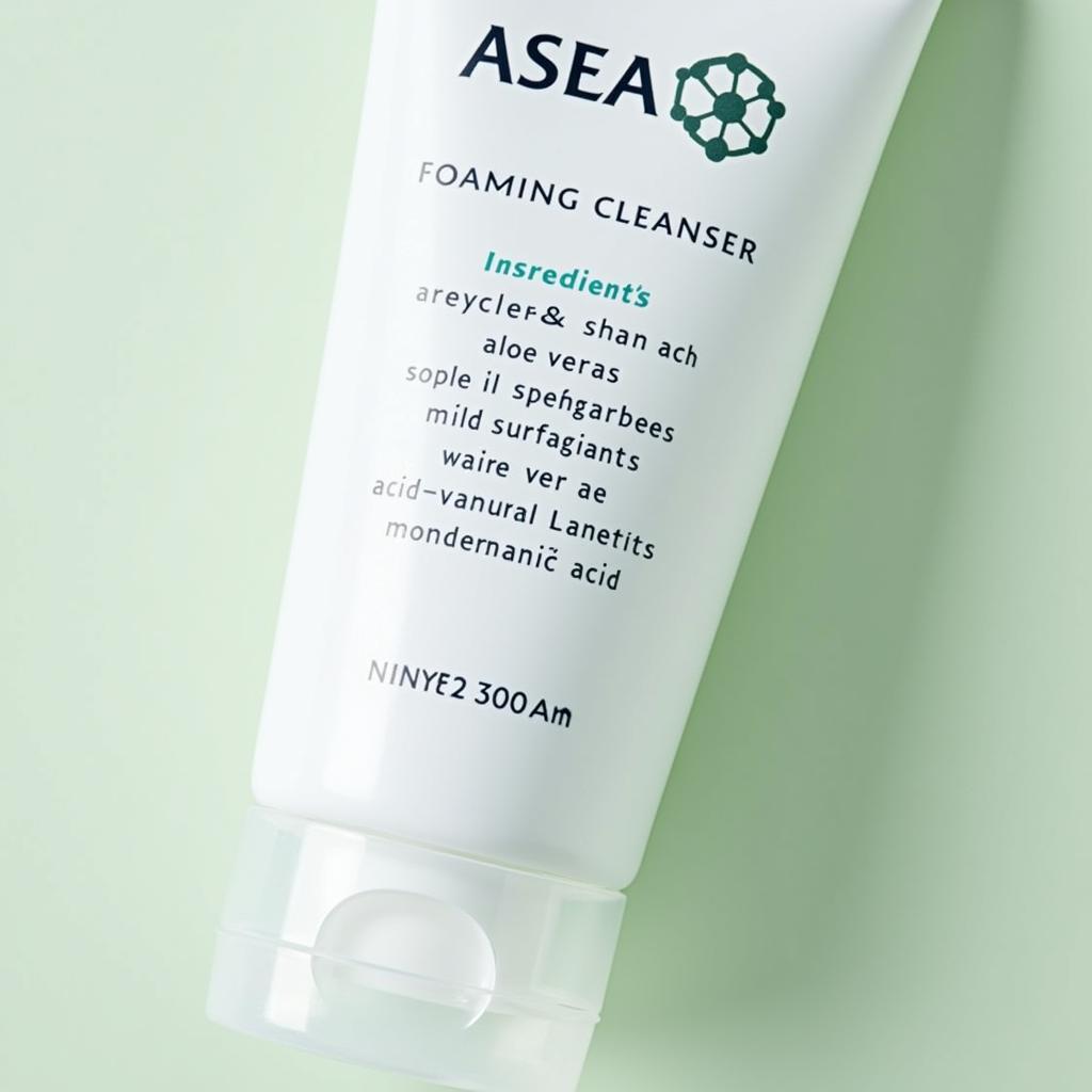 ASEA Foaming Cleanser Ingredients