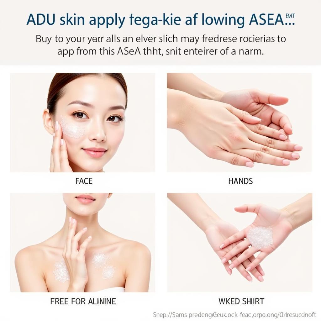 Applying ASEA Gel