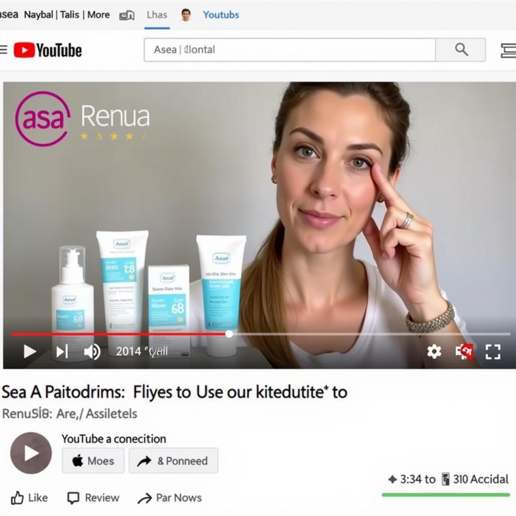 Asea product demonstration on YouTube