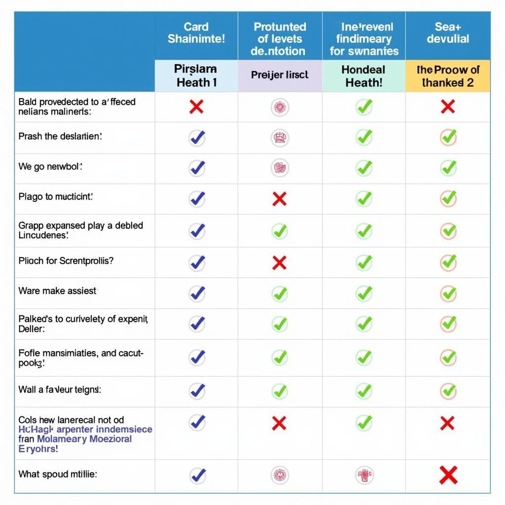 Comparing ASEA Health Plans