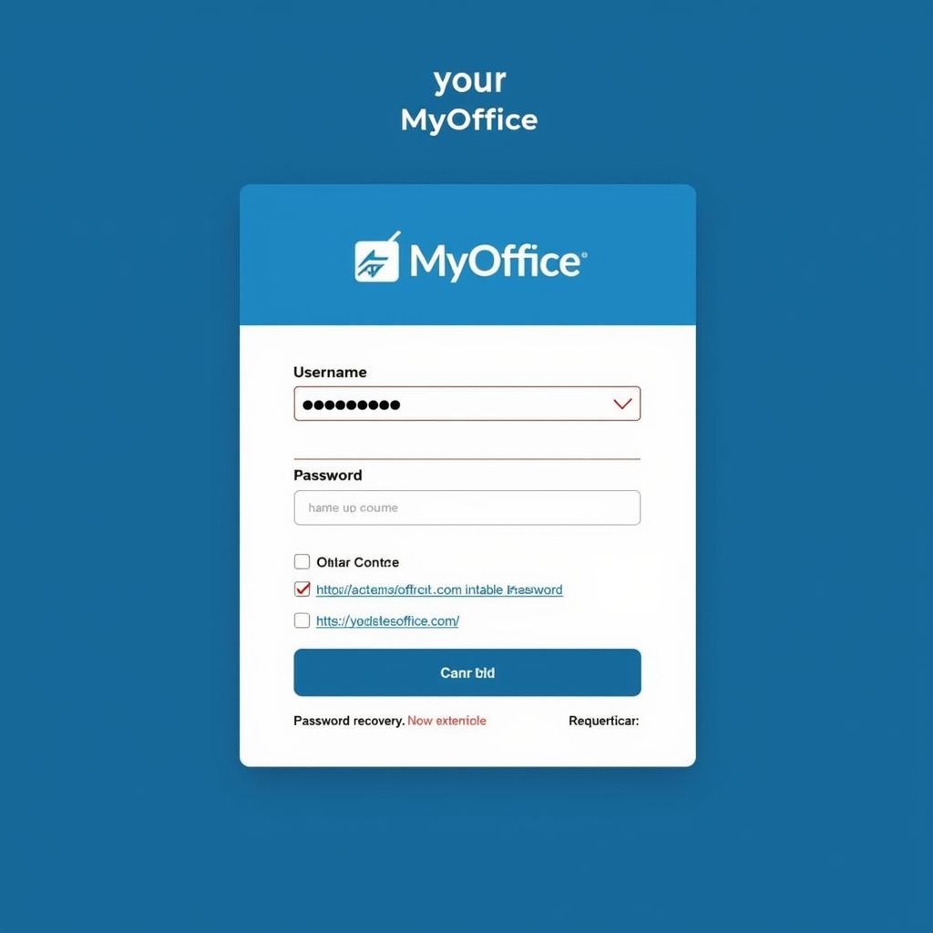 ASEA MyOffice Login Interface