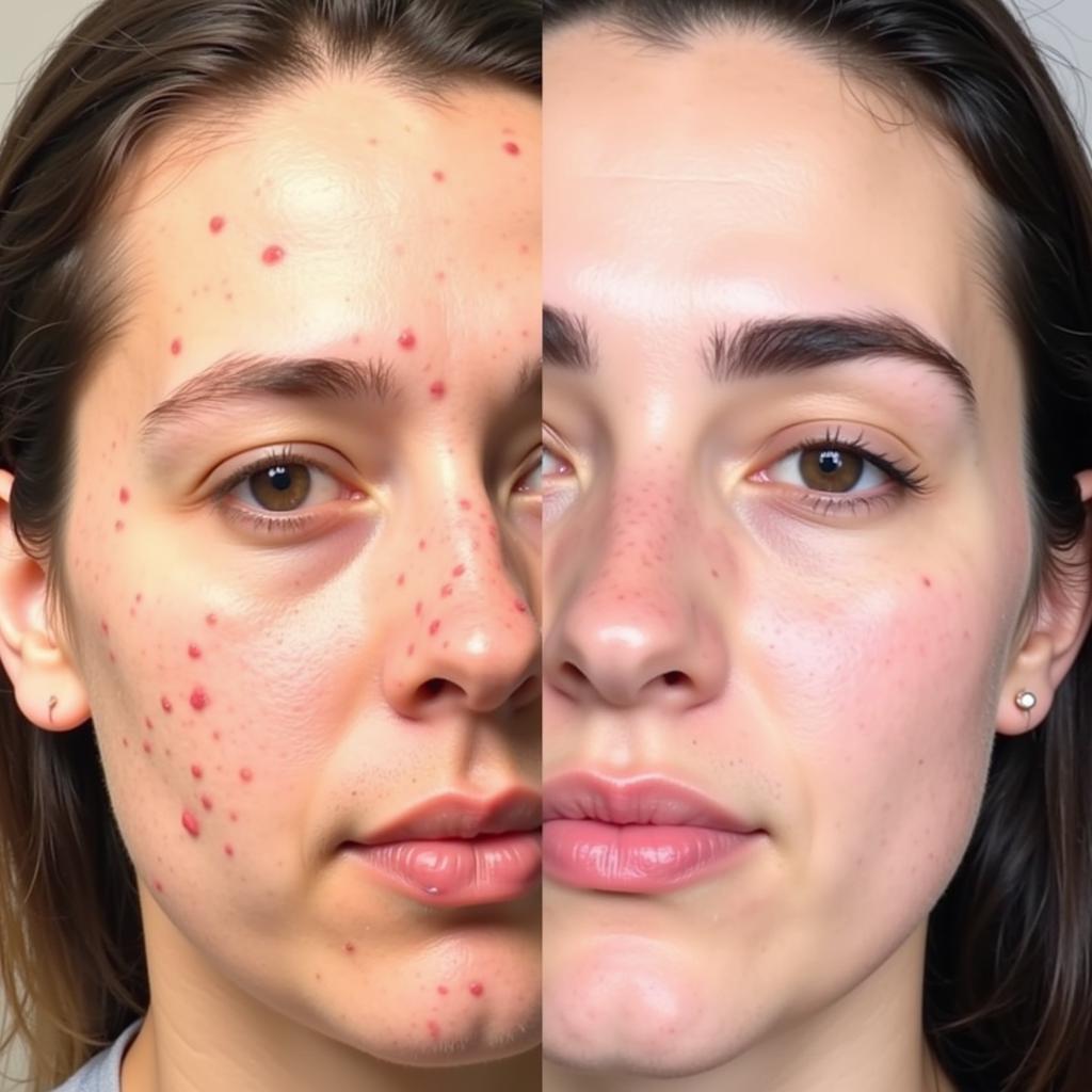 ASEA Redox Acne Treatment Before and After Photos