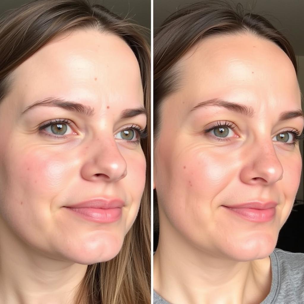 Before and After Using ASEA Renu 28