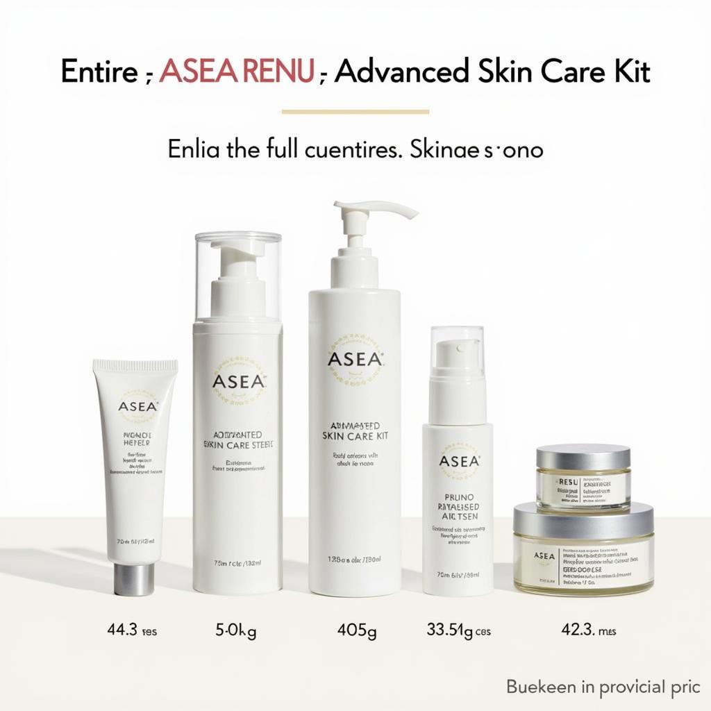 ASEA RENU Advanced Skin Care Kit featuring the Cleanser