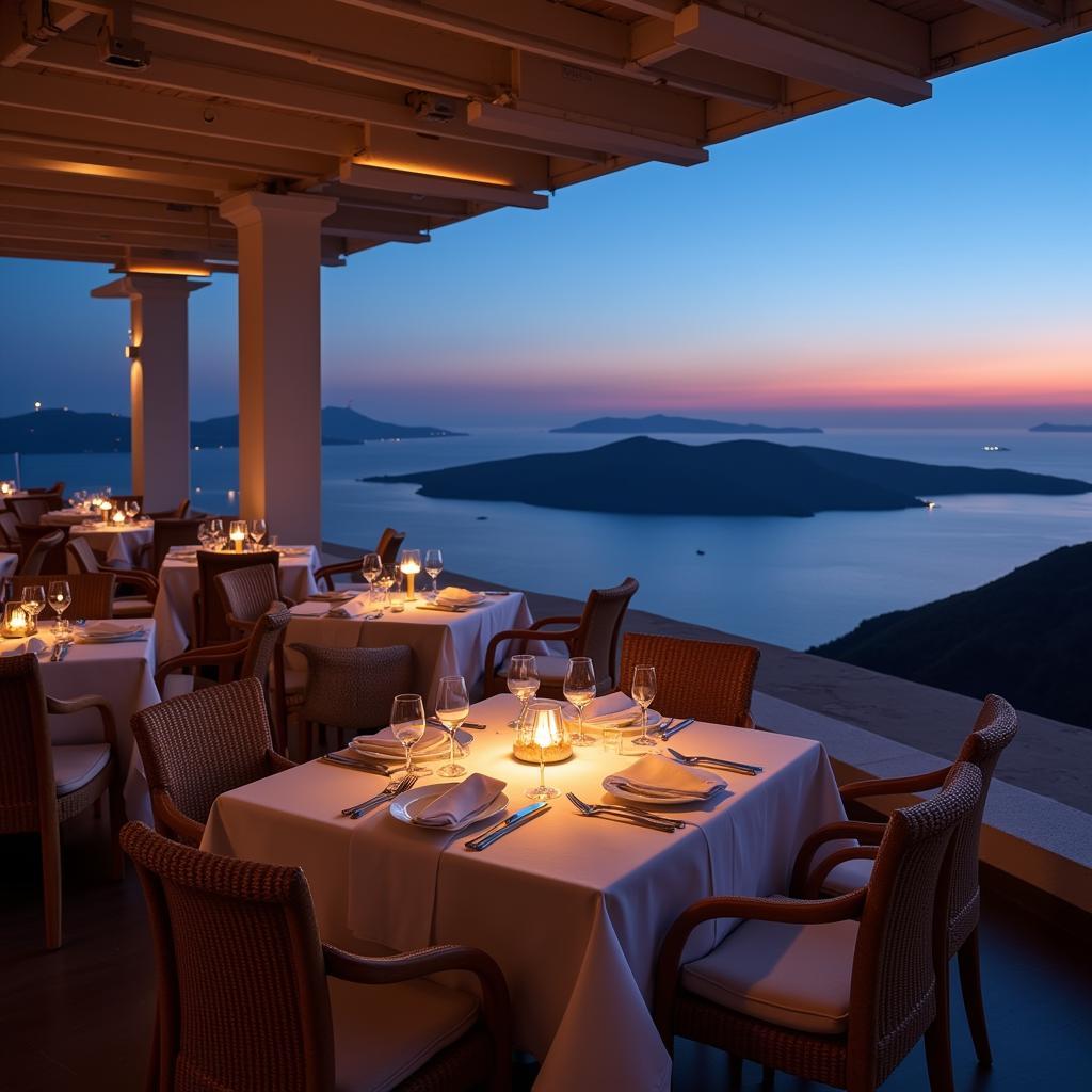 Asea Restaurant Santorini Dining Experience