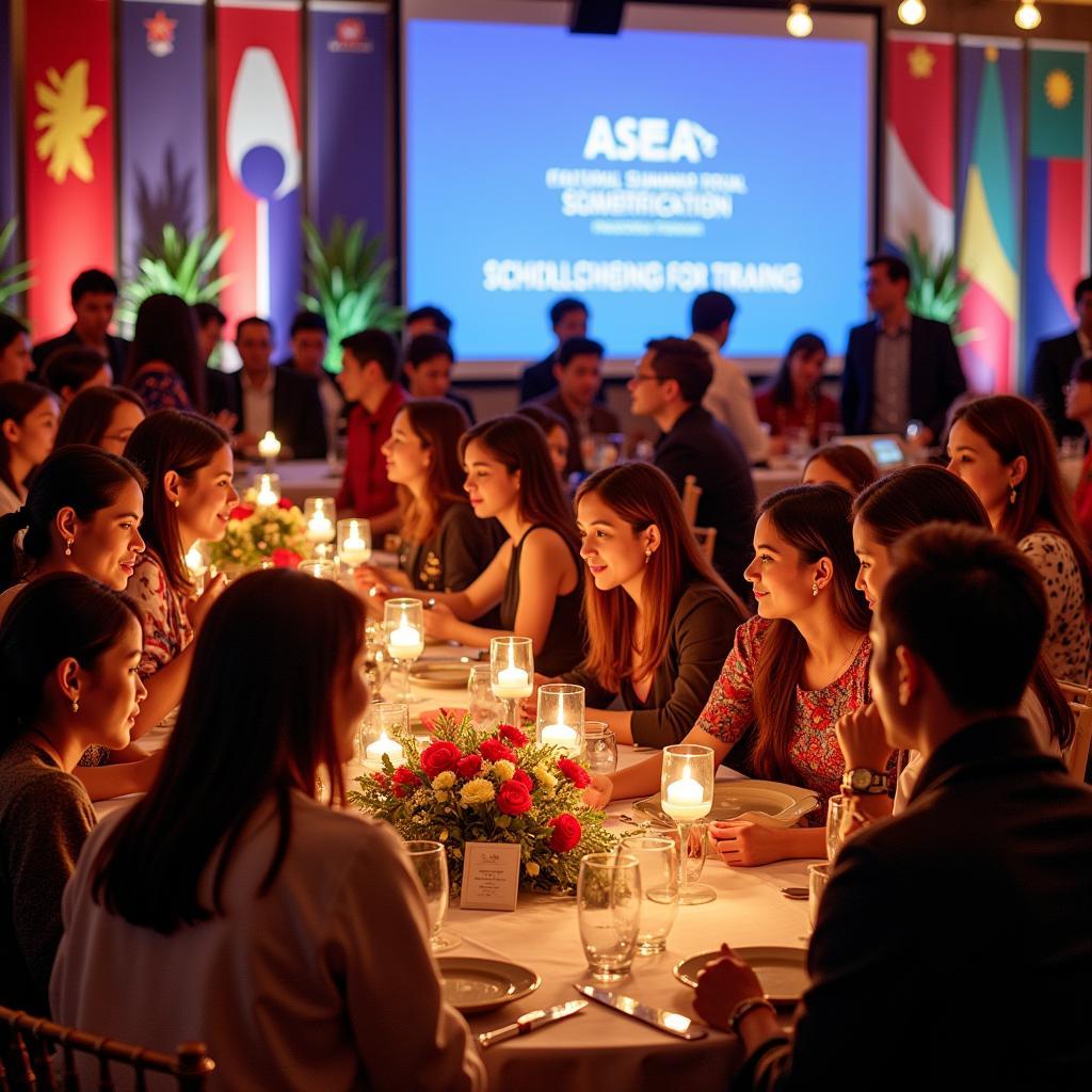 Cultural Exchange at an ASEAN Event