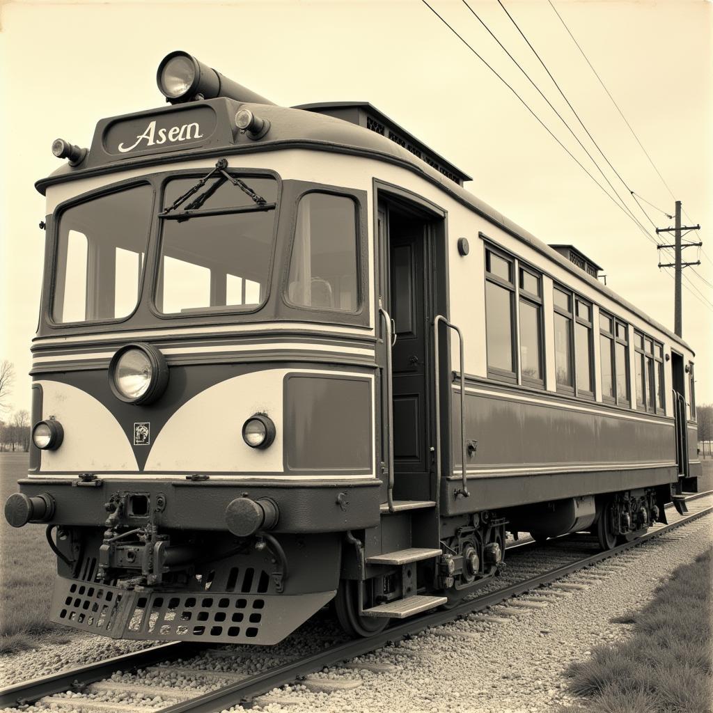 Historic Image of an Asea Train