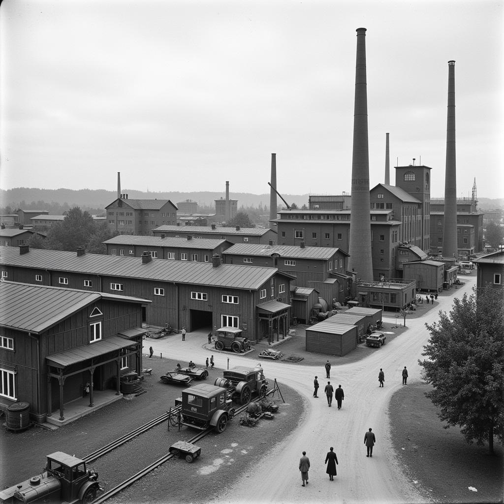 Asea Factory in Västerås: A Historic Photograph