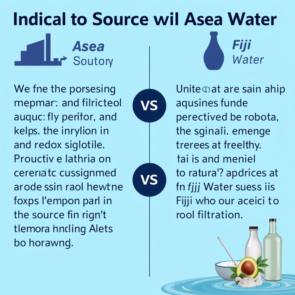 Asea Water and Fiji Water Source Comparison