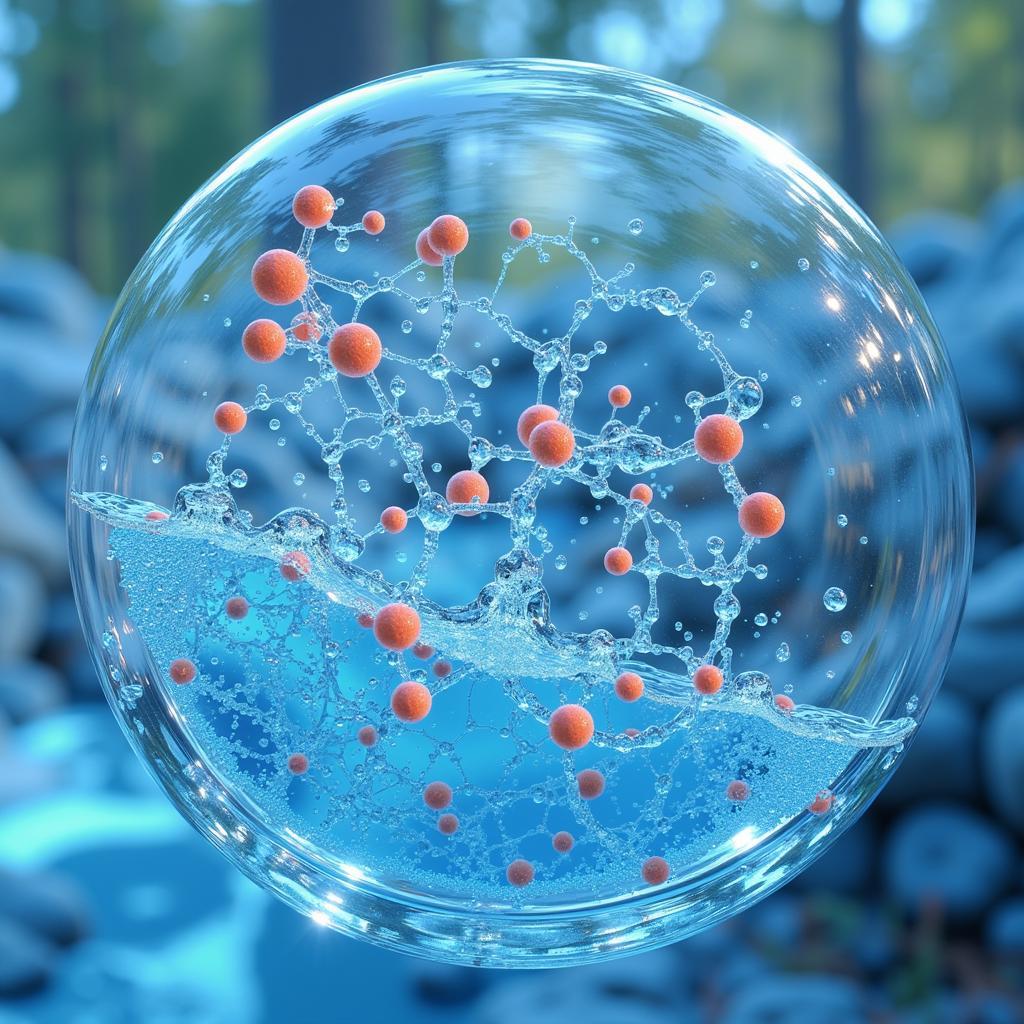 Asea Water Molecules: A Microscopic View