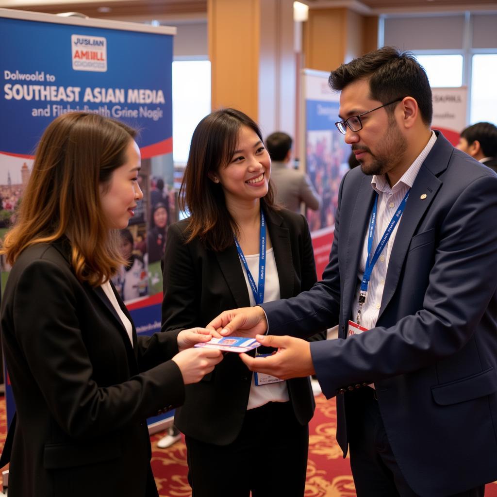 Networking at an ASEAD Sempozyum