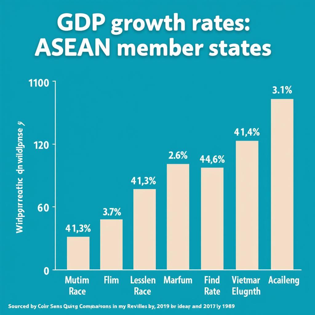 ASEAN 2019 GDP Growth Comparison Chart