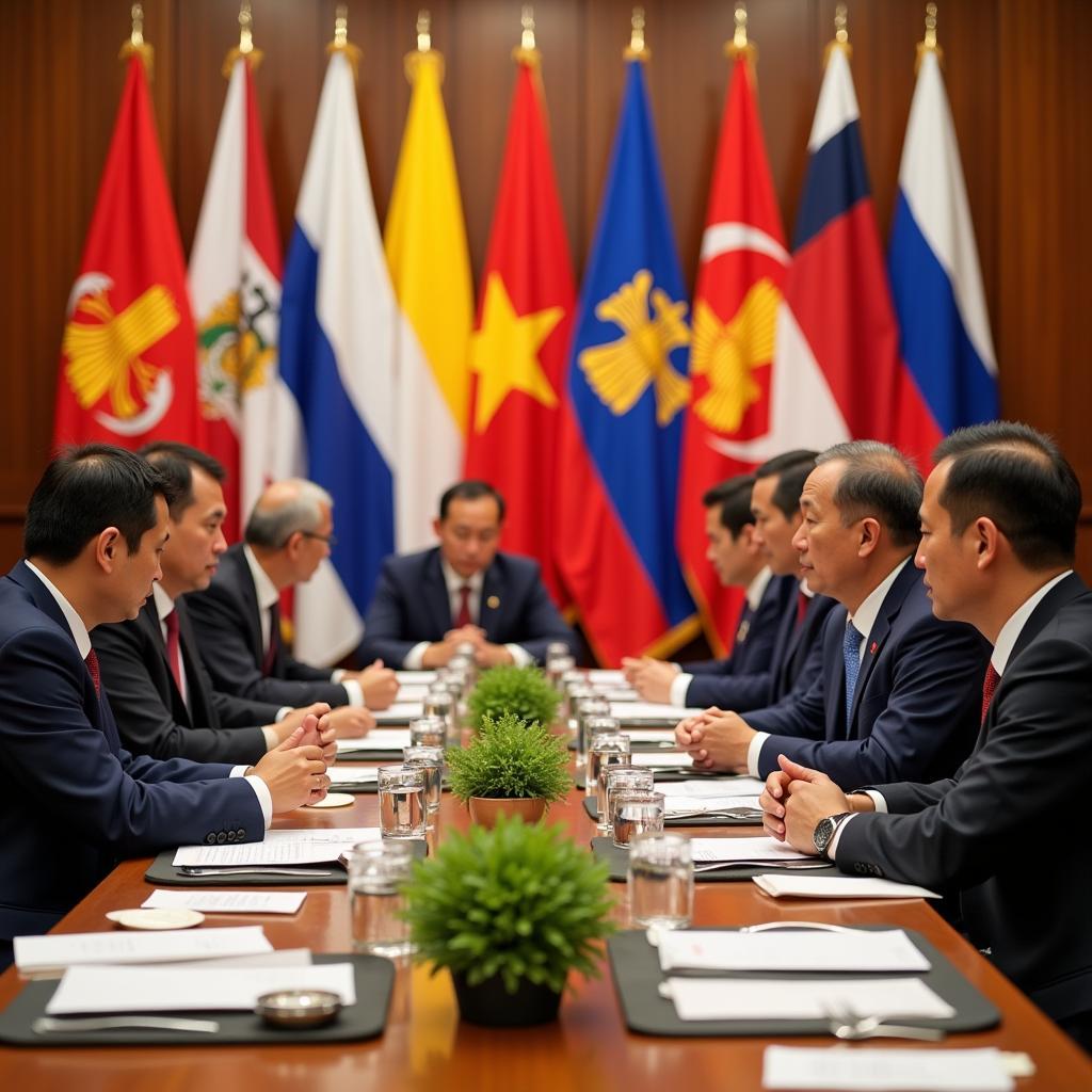 ASEAN Leaders Meeting at the 33rd Summit