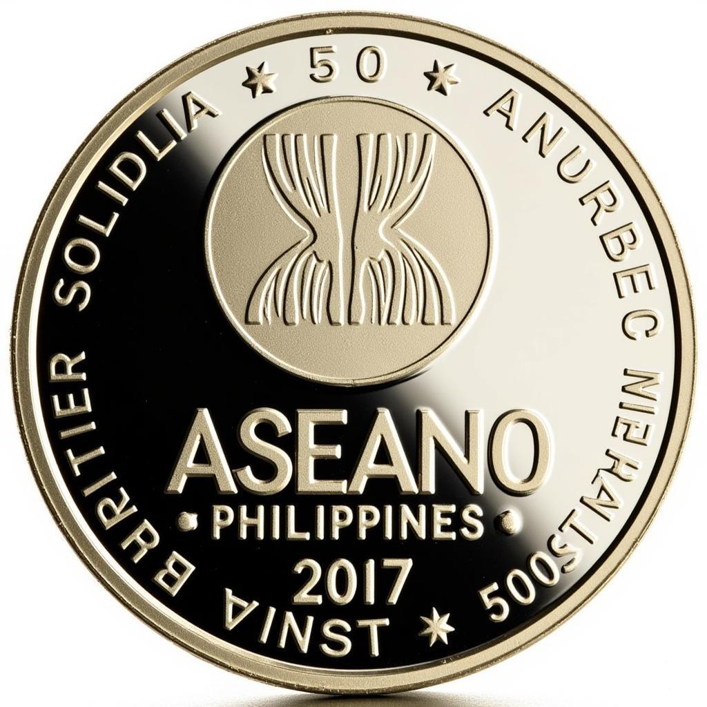 ASEAN 50 Philippines 2017 Coin - Obverse Side