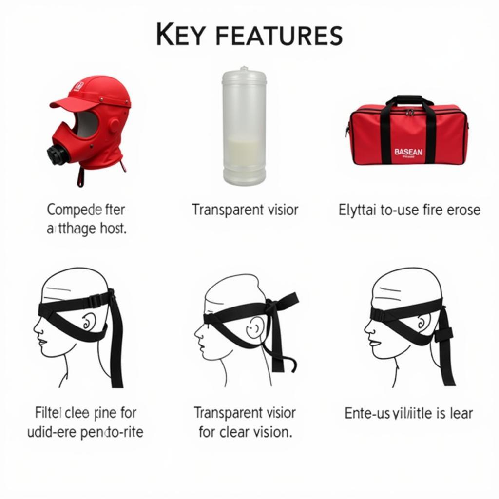 Asean 60 Fire Escape Smoke Hood Key Features