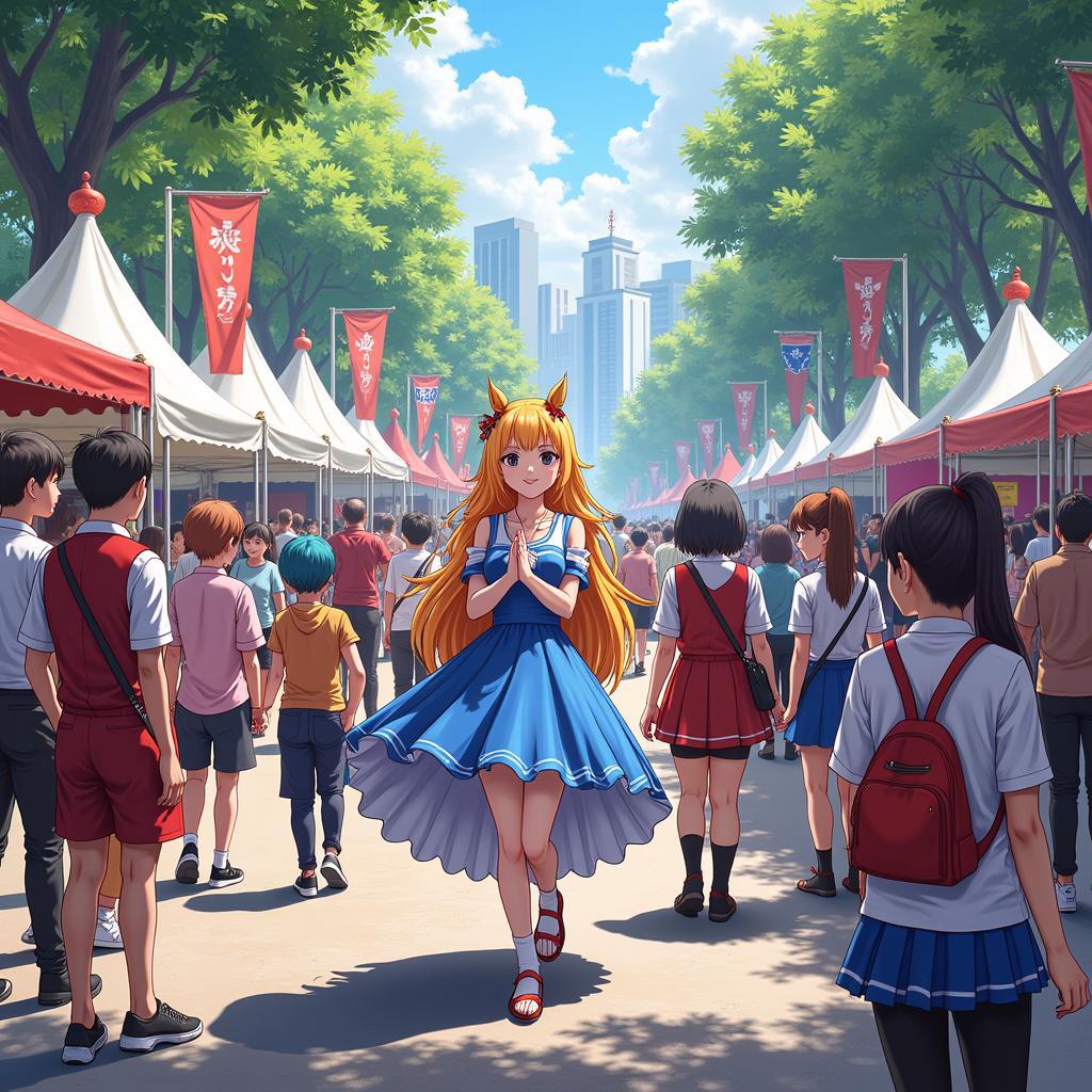 ASEAN Anime Festival with Cosplayers and Fans