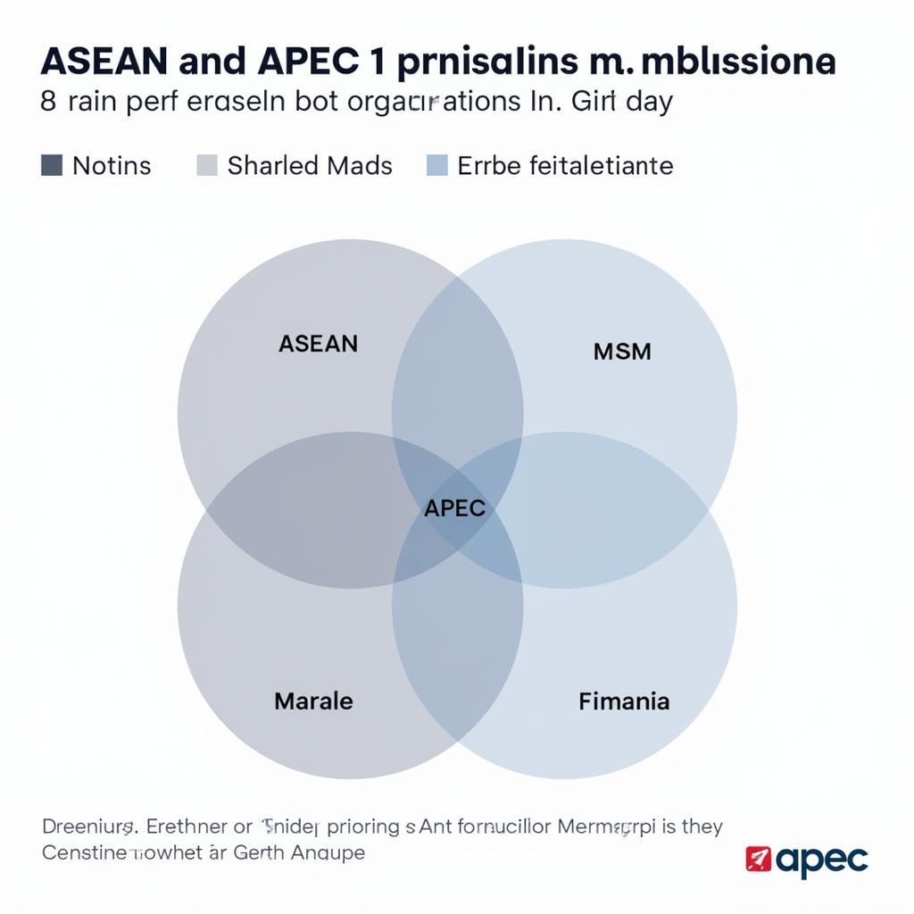 Visual Representation of Overlapping Memberships between ASEAN and APEC