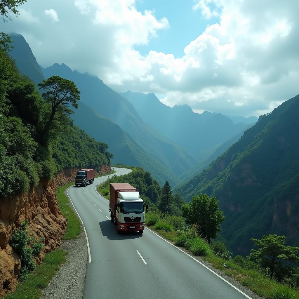 Cargo Transportation in Mountainous Regions of ASEAN, Asia, and Africa