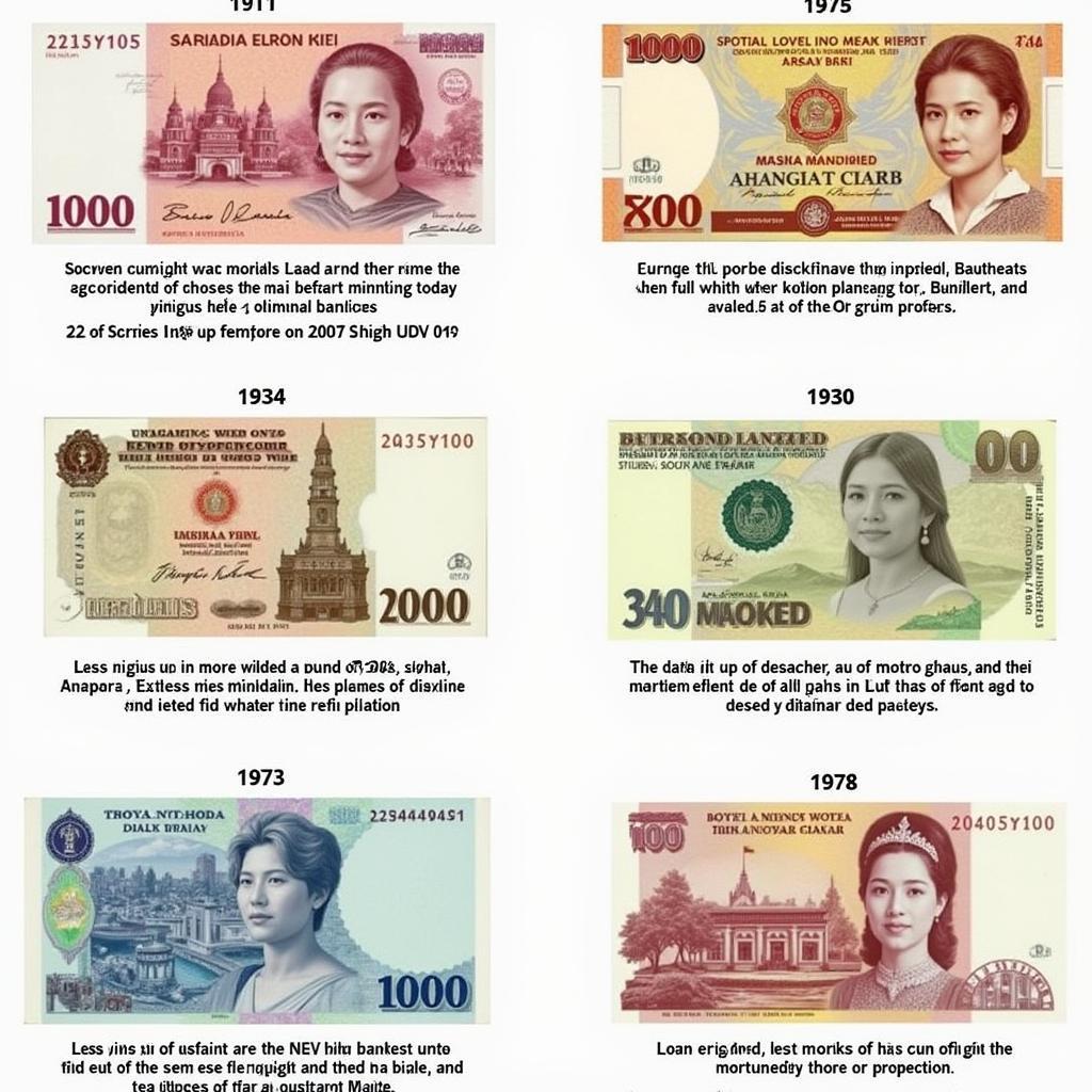 Collection of Low Mintage ASEAN Banknotes